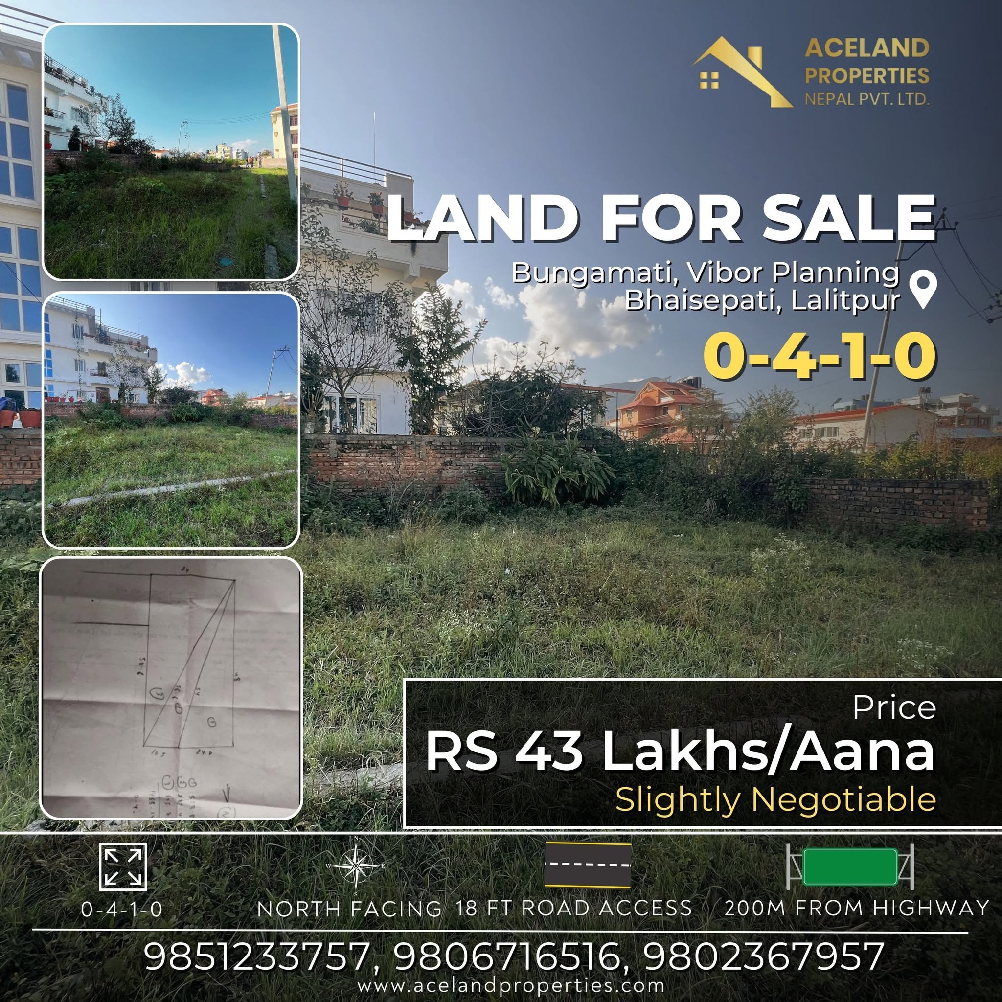 𝗟𝗮𝗻𝗱 𝗳𝗼𝗿 𝗦𝗮𝗹𝗲 𝗮𝘁 𝗩𝗶𝗯𝗼𝗿 𝗣𝗹𝗮𝗻𝗻𝗶𝗻𝗴, 𝗕𝘂𝗻𝗴𝗮𝗺𝗮𝘁𝗶 – 𝗕𝗵𝗮𝗶𝘀𝗲𝗽𝗮𝘁𝗶!