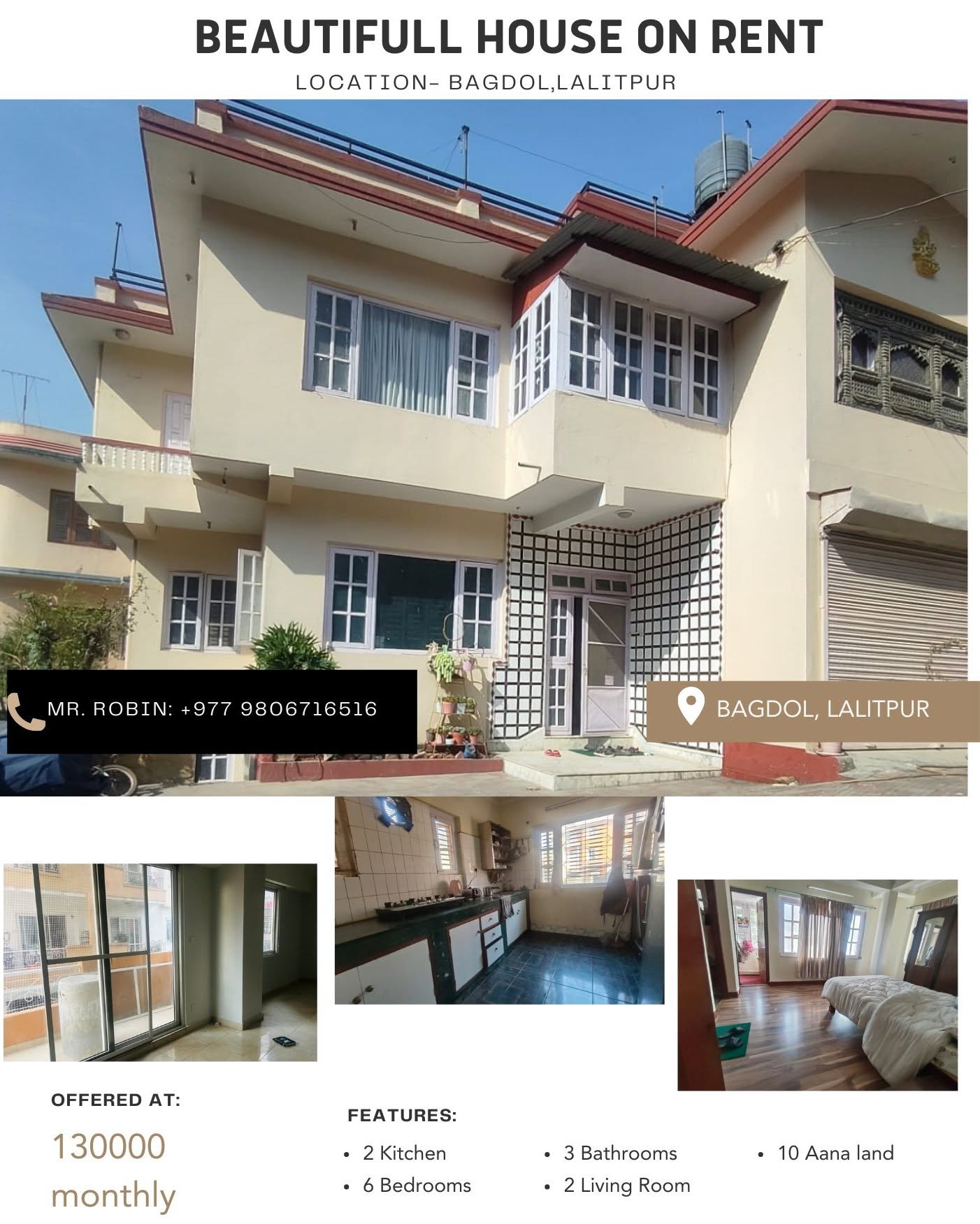 House for Rent in Bagdol, Lalitpur