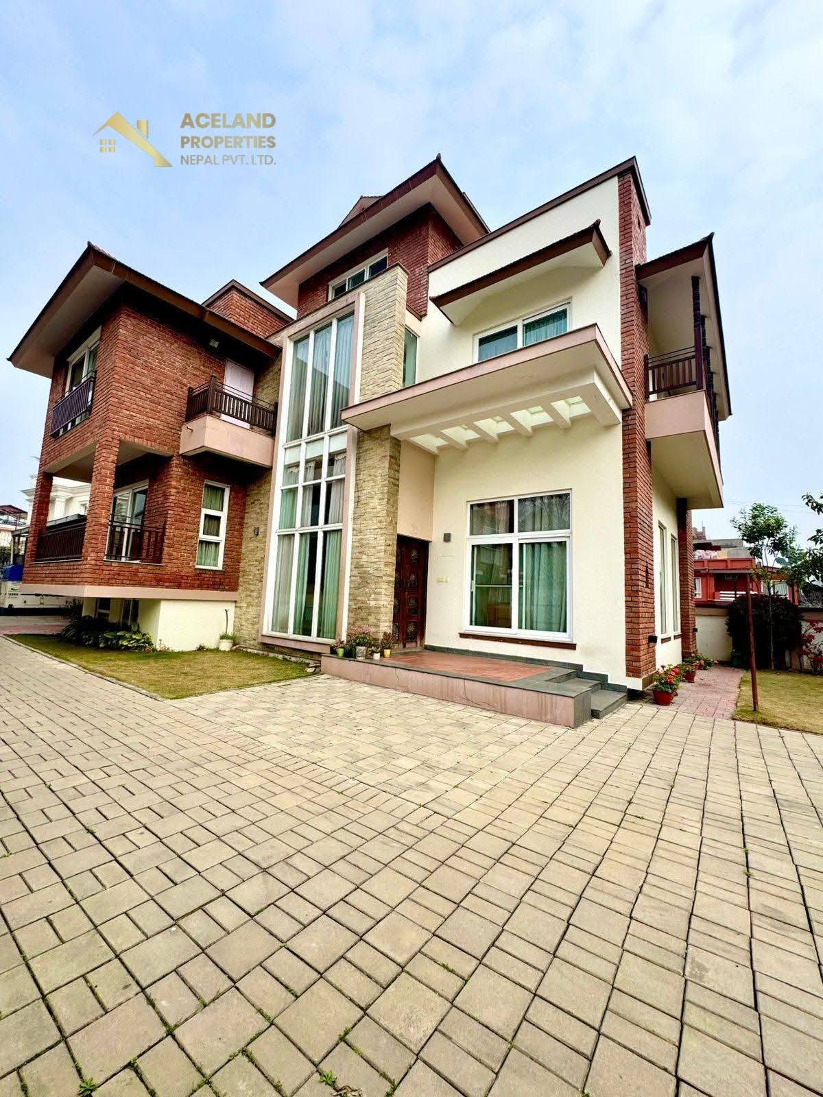 🏡 Luxury 5BHK Bungalow for Rent – Jhamshikhel, Lalitpur