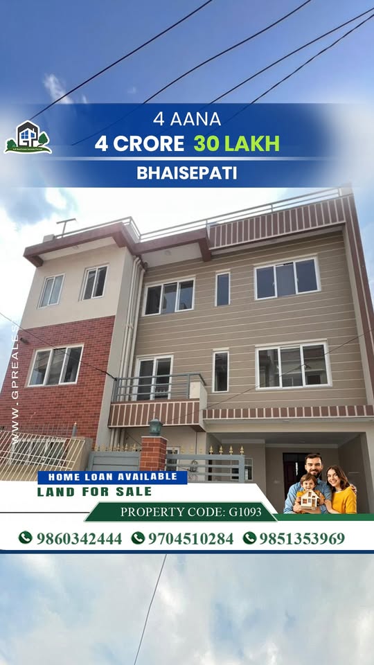 #G1093 🏡 Full-Furnished House at Bhaisepati, Lalitpur