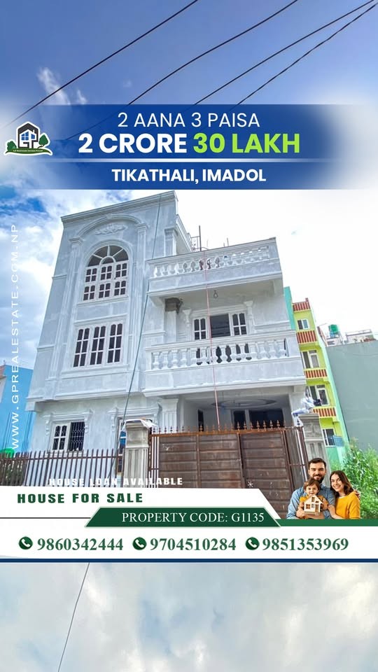 #G1135 Semi-Furnished Family House at Tikathali, Imadol