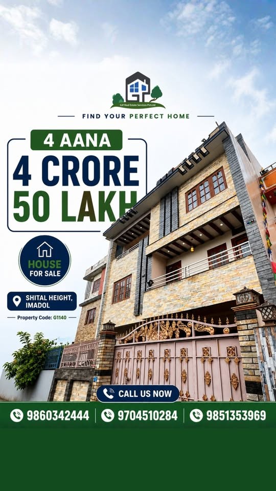 #G1140 Fully Furnished Luxury House at Shital Height, Imadol