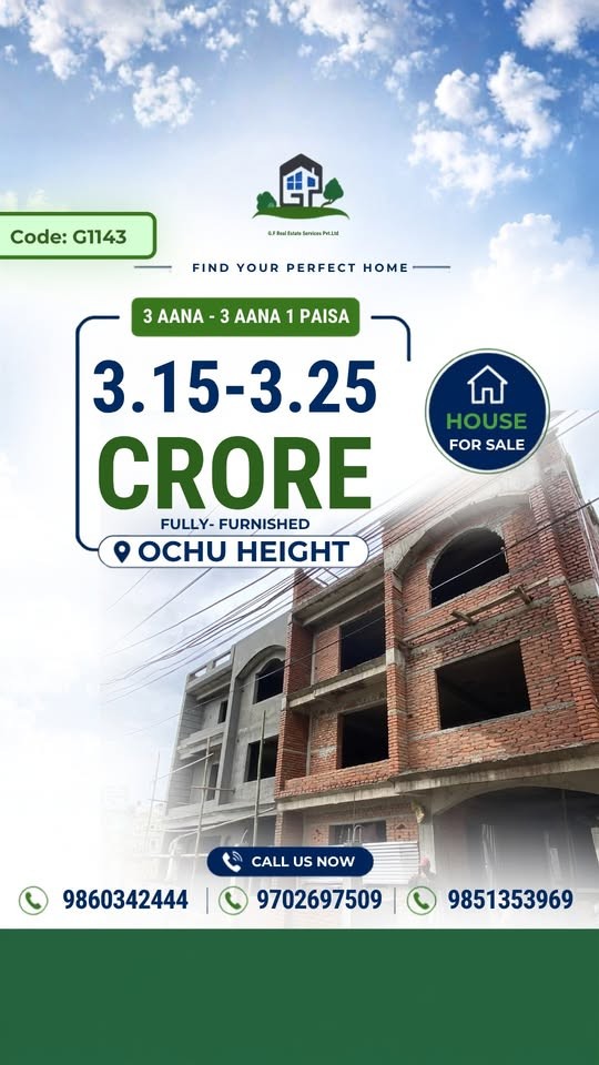 #G1143  2 Semi-Furnished Houses at Ochu Height, Imadol