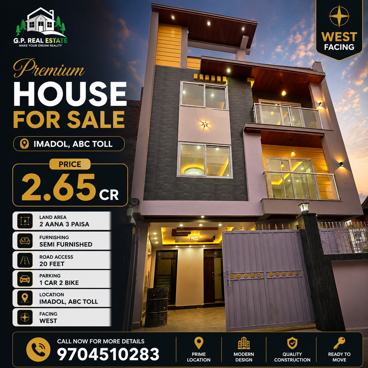 #G1154 π‘ Fully Furnished House for Sale at Imadol, ABC Tole