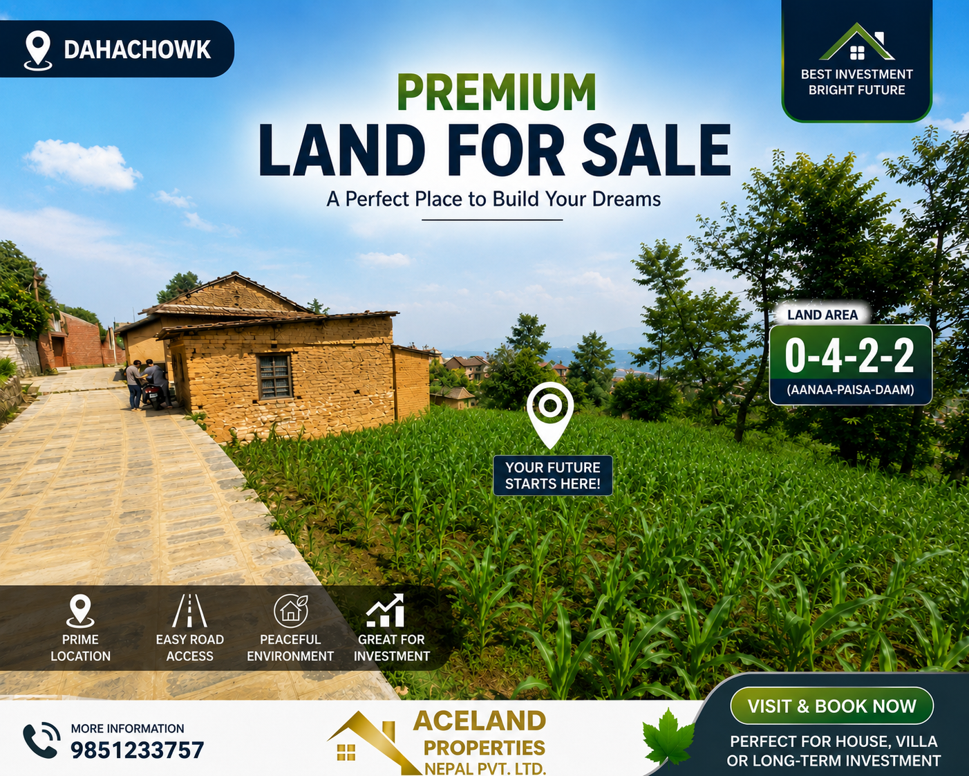 ๐ก *Residential Land for Sale โ Chandragiri*