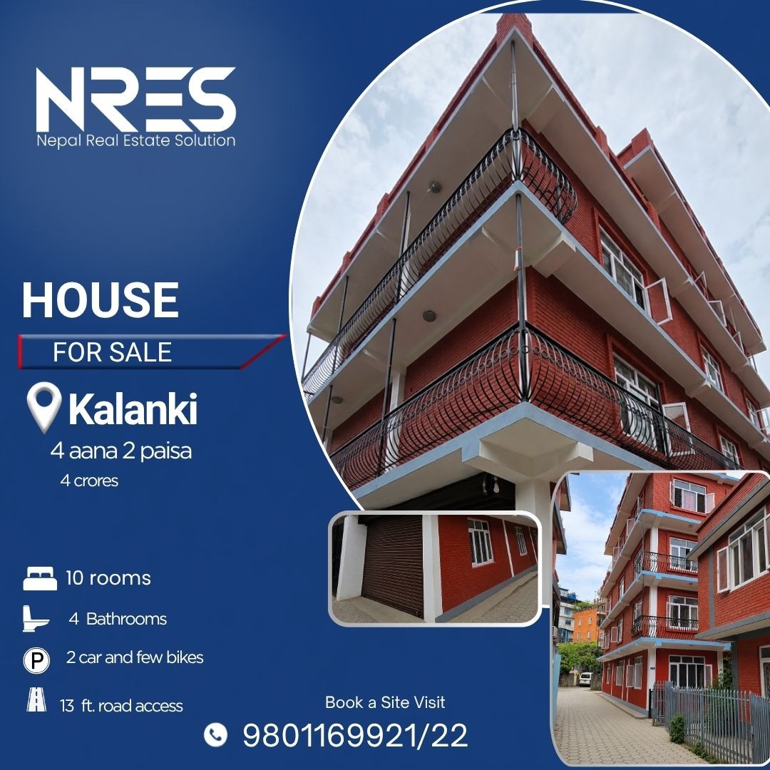 4 aana 2 paisa House for sale in Kalanki